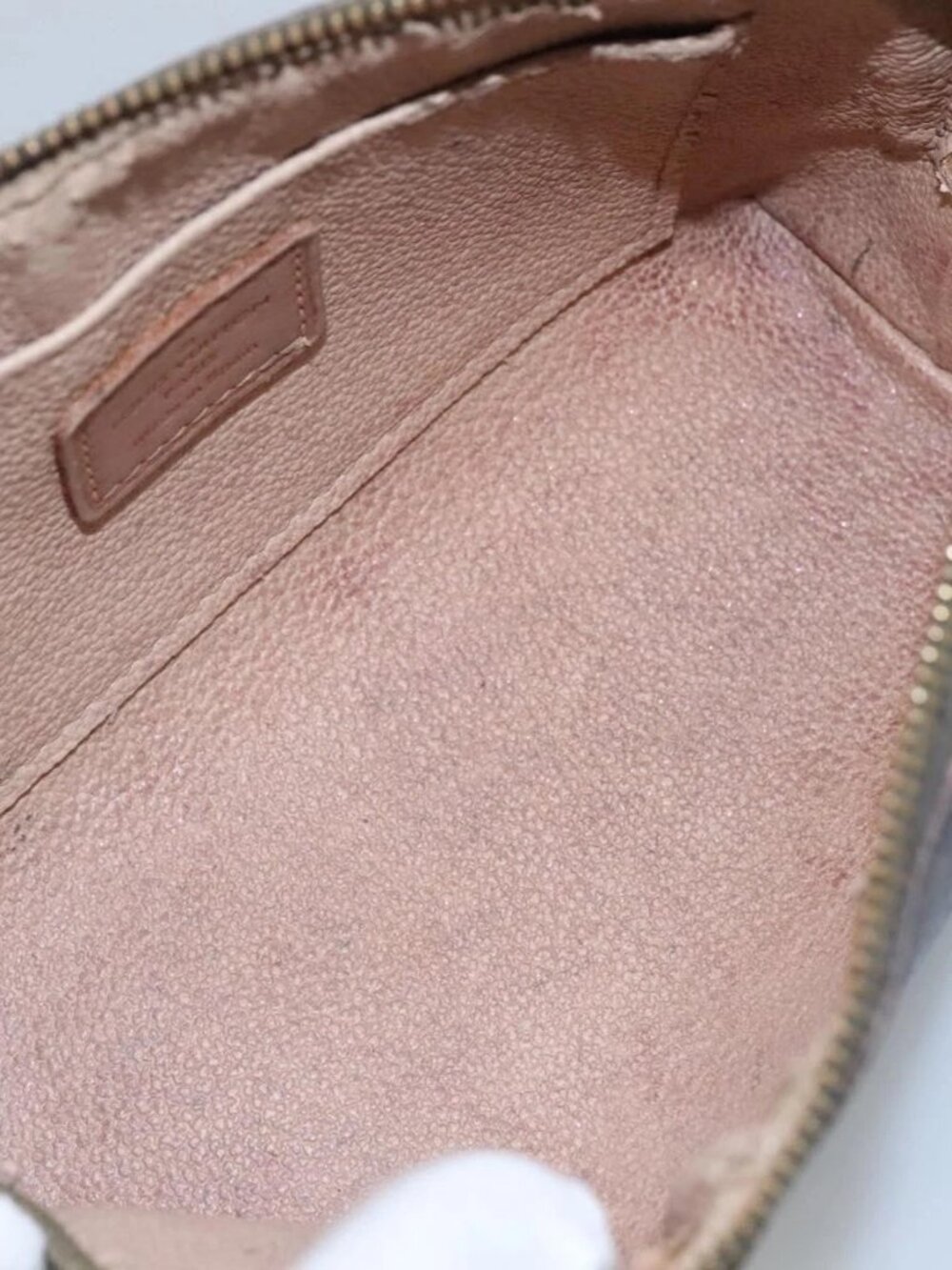 LOUIS VUITTON Monogram Pochette Cosmetic PM Cosmetic Pouch M47515 LV Auth BD289 - Picture 15 of 16